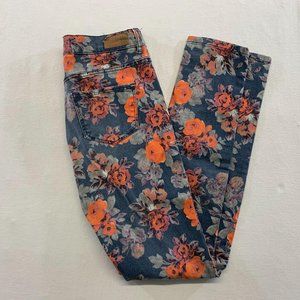 GRG DNM Women's Floral Skinny Ankle Pants Size 3